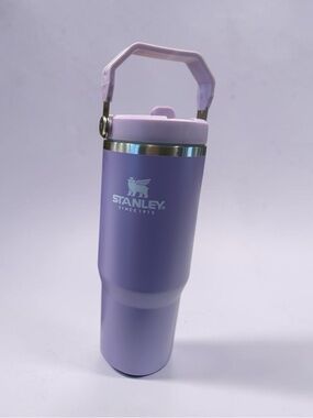 Stanley Lavender Travel Tumbler with Light Pink Handle 30 oz